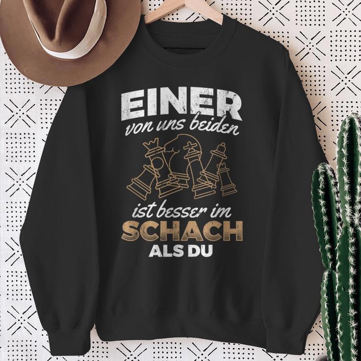 Eineron Uns Ist Besser Im Schess Als Du Chess Player Sweatshirt Geschenke für alte Frauen