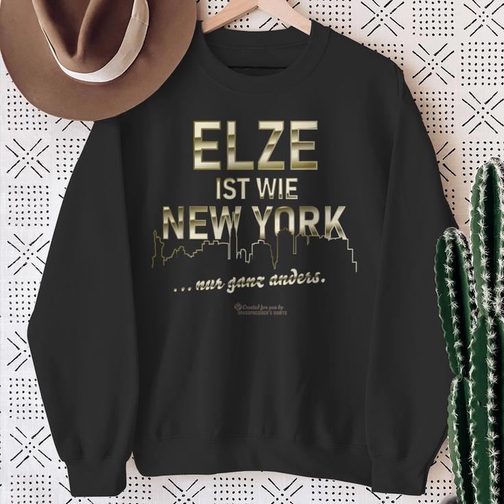 Elze Ist Wie New York Nur Ganz Anders Elze Sweatshirt Geschenke für alte Frauen