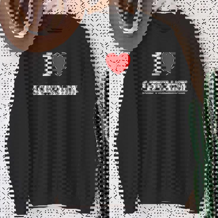 Me Encanta El Capitalismo Camisa de entrenamiento Regalos para ancianas
