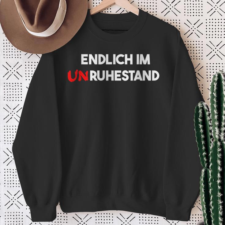 Endlich Im Unruhestand Senior Retiree Sweatshirt Geschenke für alte Frauen