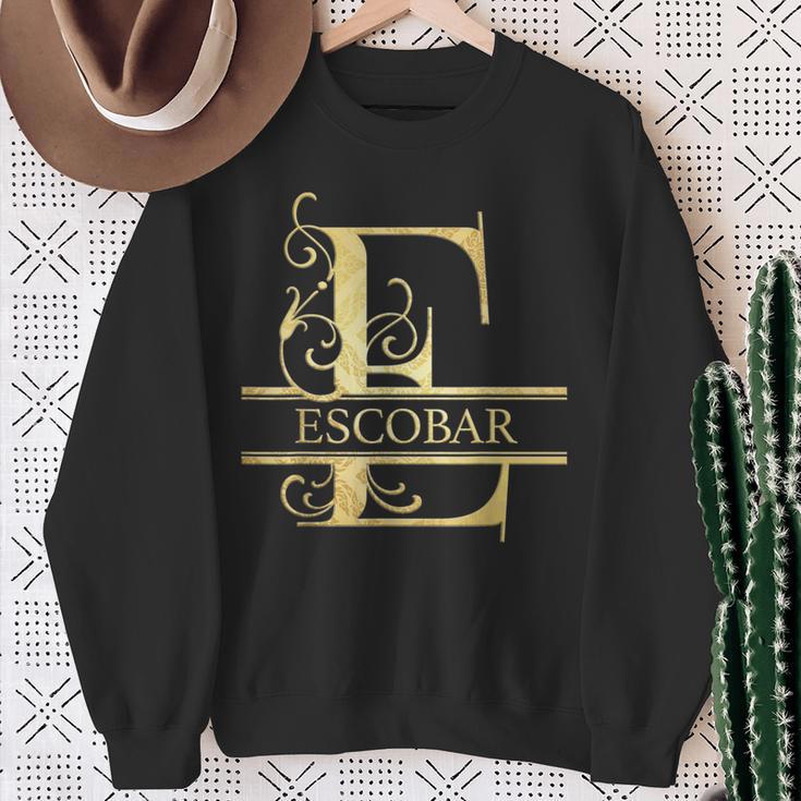 Escobar Name Sweatshirt Geschenke für alte Frauen