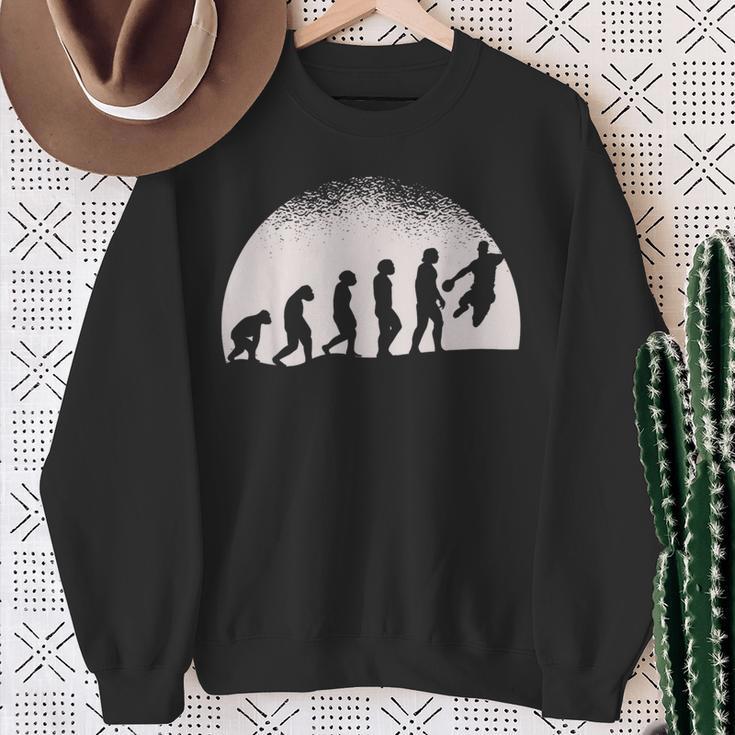 Evolution Handball For Handballer Sweatshirt Geschenke für alte Frauen