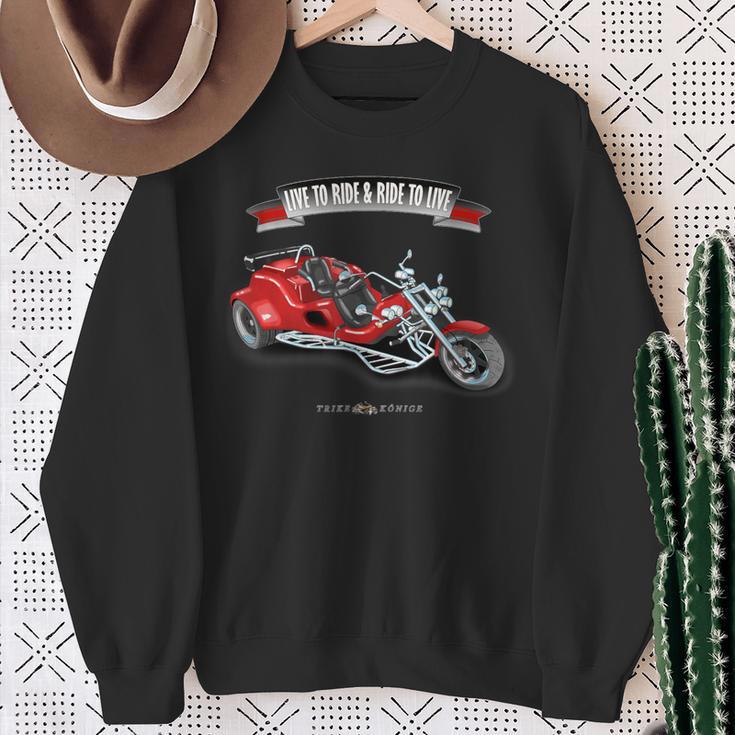 Fahre Zum Leben Trike Sweatshirt Geschenke für alte Frauen