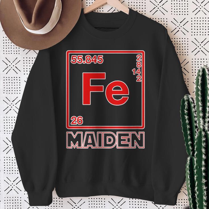 Fe Maiden Iron Parody On Iron Elements Fe Sweatshirt Geschenke für alte Frauen