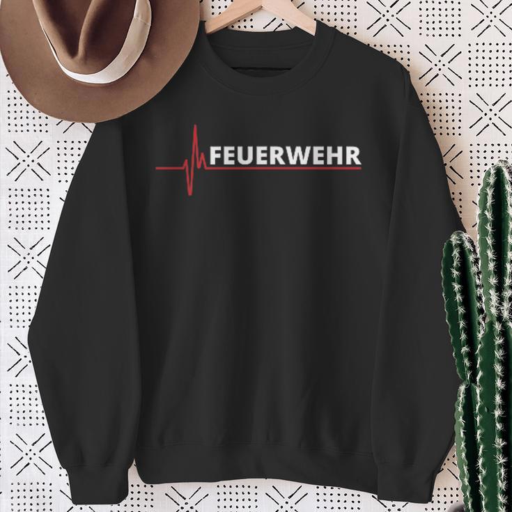 Feuerwehr Fire Brigade S Sweatshirt Geschenke für alte Frauen