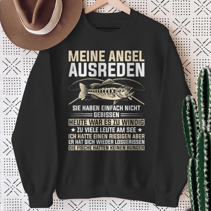 Fischer Fishing My Angel Excuses Sweatshirt Geschenke für alte Frauen