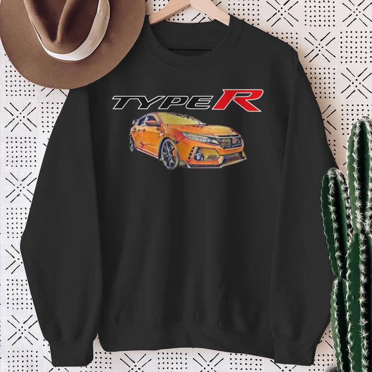 Fk8 Civic Type R Retro Style Sweatshirt Geschenke für alte Frauen