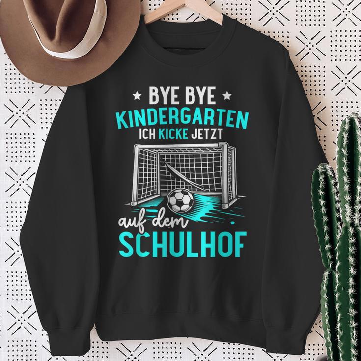 Football Bye Bye Kindergarten I Tschüss Kindergarten Sweatshirt Geschenke für alte Frauen