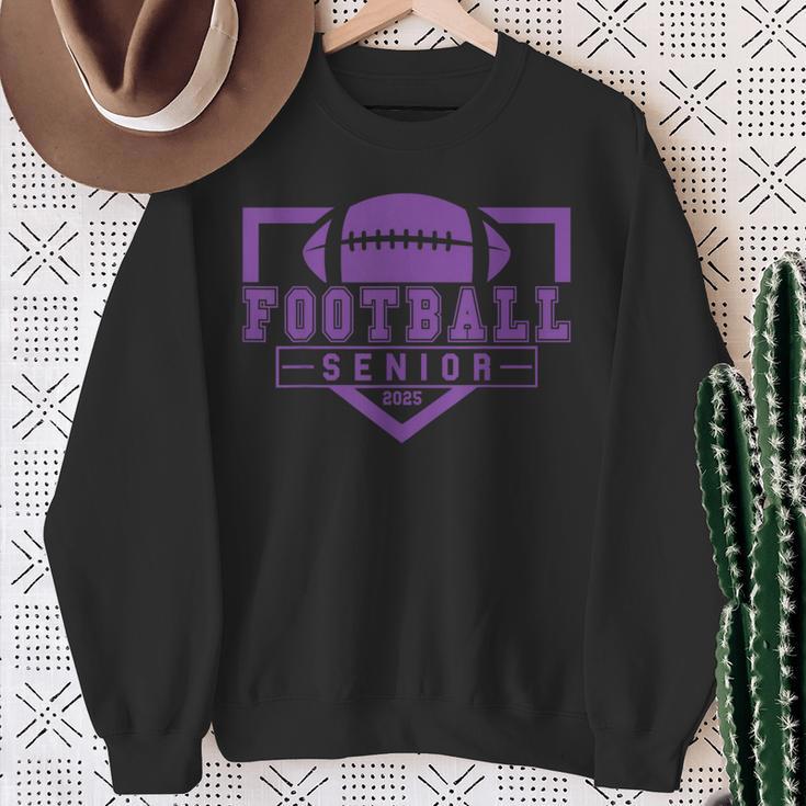 Football Senior Night Football Senior 2025 Graduation 36 Sweatshirt Gifts for Old Women