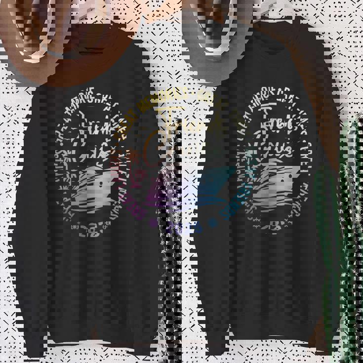 Friends Cruise 2025 Vacation Trip Cruising Friends Matching Sweatshirt Gifts for Old Women