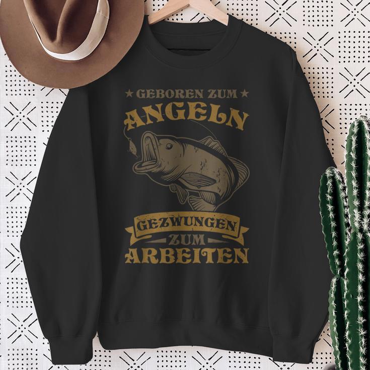 Fischer Saying Angel Liebe Geboren Zum Fngeln Sweatshirt Geschenke für alte Frauen