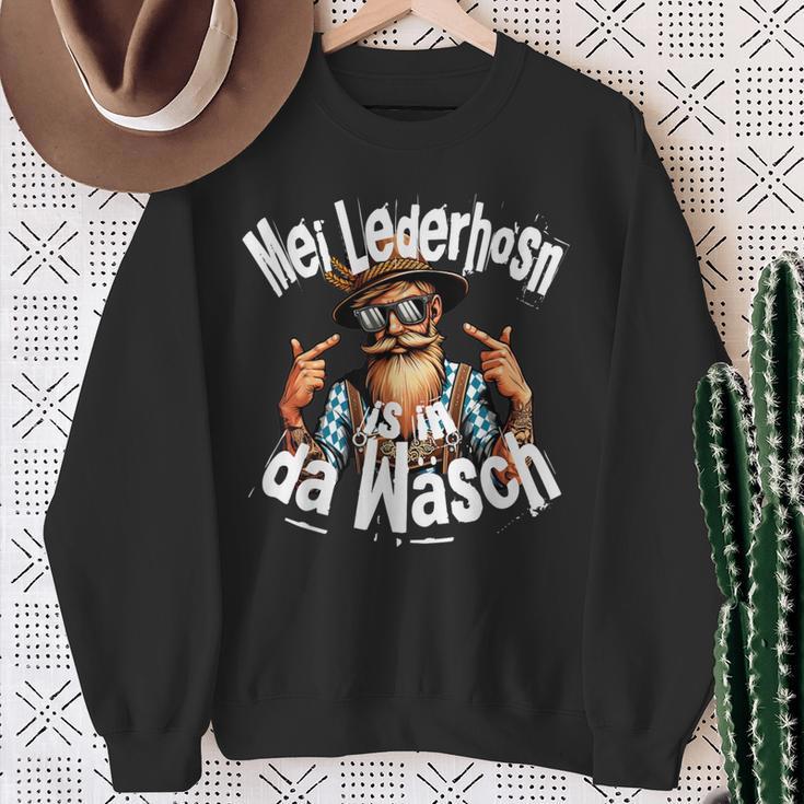 Saying Motif Mr Replacement Costume Lederhosen In Der Wäsche Sweatshirt Geschenke für alte Frauen