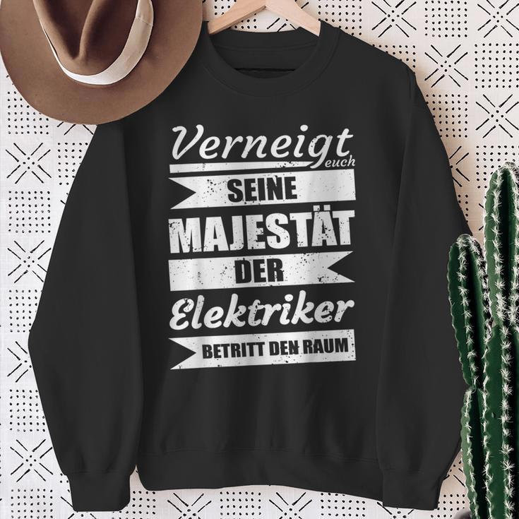 Sayings Seeine Majestät Der Elektrokerker Sweatshirt Geschenke für alte Frauen