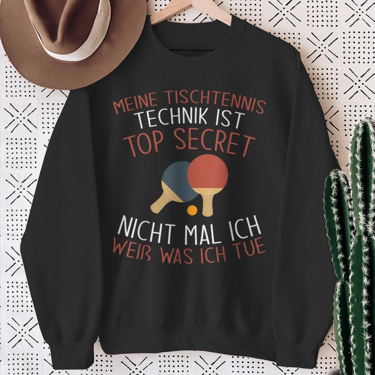 Table Tennis Player My Table Tennis Technique Sweatshirt Geschenke für alte Frauen