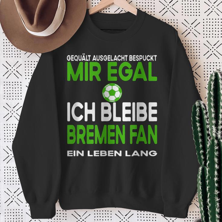 Fußball Fußballfan Aus Bremen Sport Hobbyerein Casual Sweatshirt Geschenke für alte Frauen