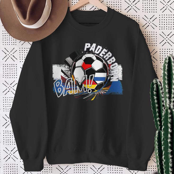 Fussball Ist Leben Paderborn Fan Sweatshirt Geschenke für alte Frauen