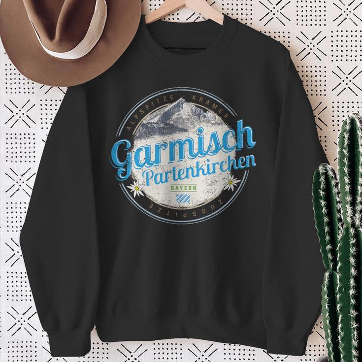 Garmisch Partenkirchen Bayern Alpen Deutschland Souvenir S Sweatshirt Geschenke für alte Frauen