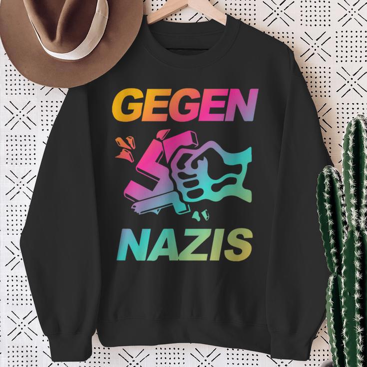 Gegenen Rechts Text In German Text Sweatshirt Geschenke für alte Frauen