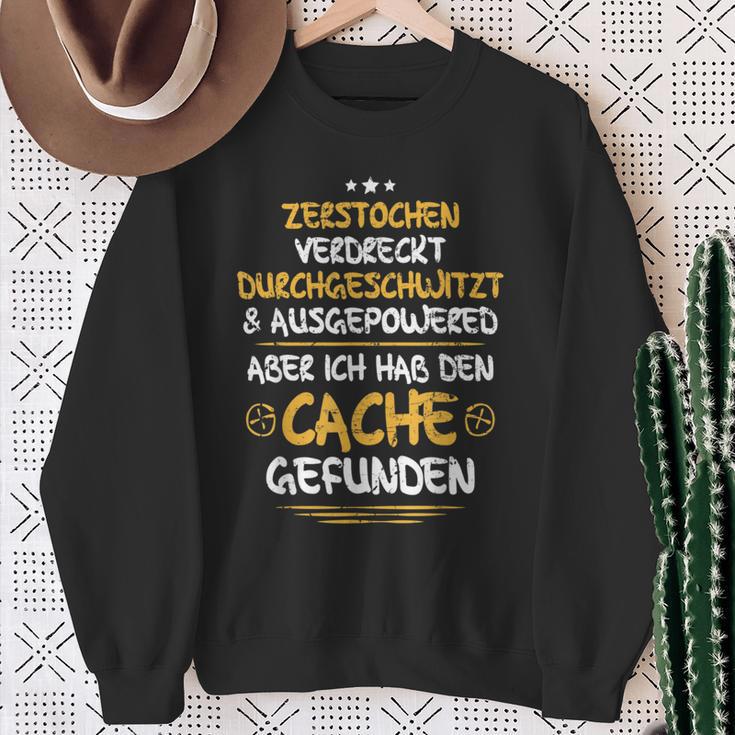 Geocaching Geocacher Ich Habe Den Cache Geocachen Sweatshirt Geschenke für alte Frauen