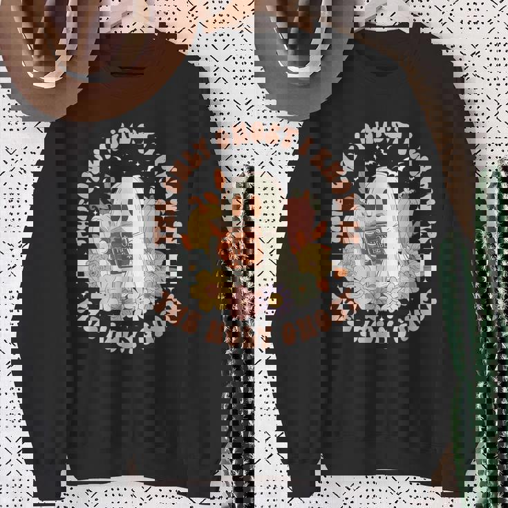 The Only Ghost I Know Is The Holy Ghost Halloween Sweatshirt Gifts for Old Women