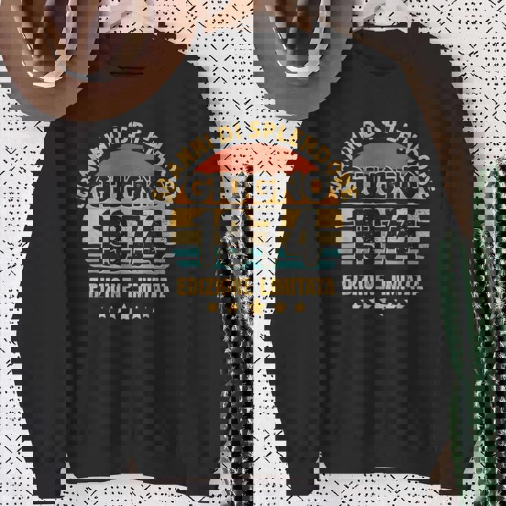 Giugno 1974 Anni 50 Compleanno Uomo Donna 1974 Felpa Regalos para ancianas