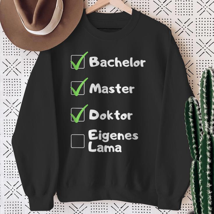 Graduation For Promotion Checklist Sweatshirt Geschenke für alte Frauen