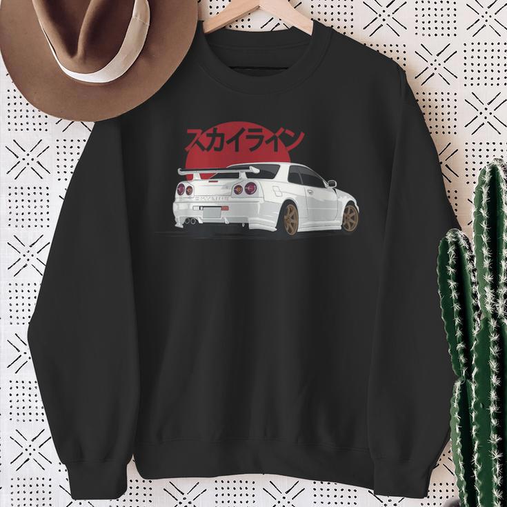 Gt Or 34 Jdm Skyline Sweatshirt Geschenke für alte Frauen