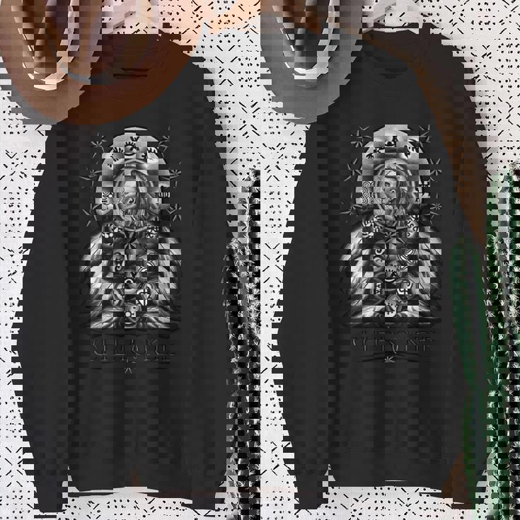 Guerrier Indien Amérindien Cherokee Attrape-Rêves Sweater e Cadeaux pour les femmes âgées