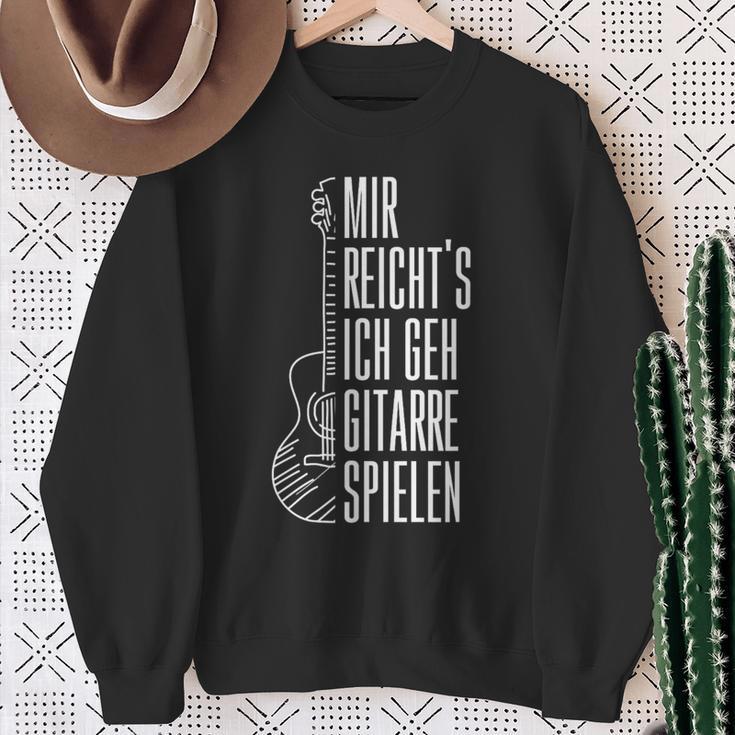 Guitar Mir Reichts Ich Geh Guitarre Spielen Sweatshirt Geschenke für alte Frauen