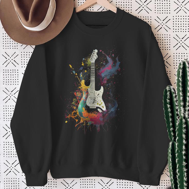 Guitarist Sweatshirt Geschenke für alte Frauen