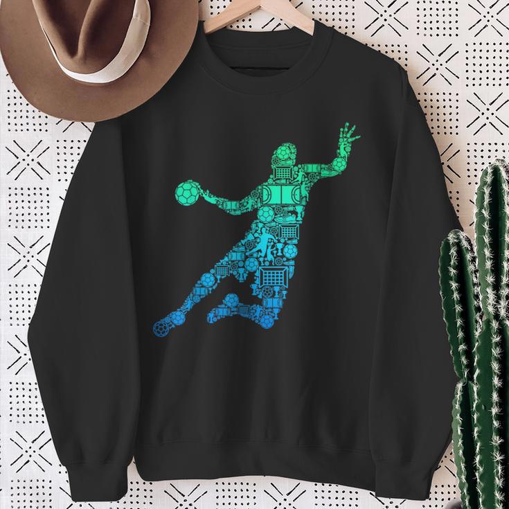 Handball Handballer Handball Player Children Boys Men Sweatshirt Geschenke für alte Frauen