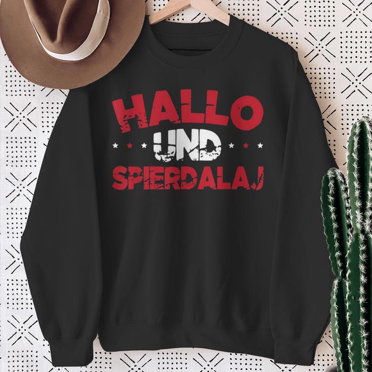 Hello Und Spierdalaj Polska Kurwa Für Stolze Poland Sweatshirt Geschenke für alte Frauen