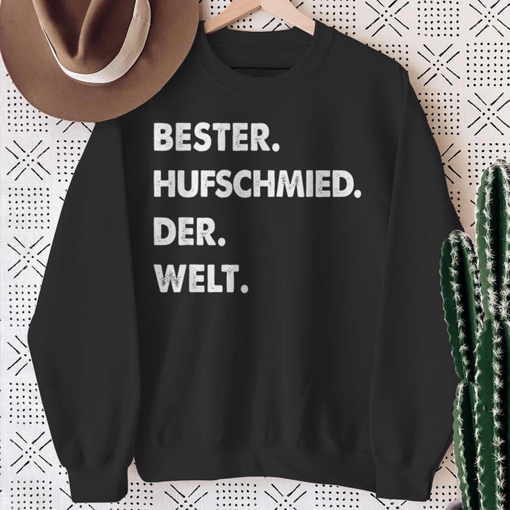 Herren Hufschmied Spruch Bester Hufschmied Der Welt Sweatshirt Geschenke für alte Frauen