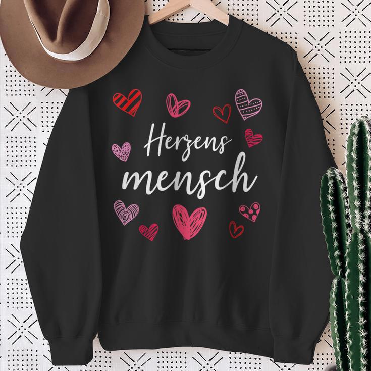 Herzensmensch Partneralentine's Day Friendship Sweatshirt Geschenke für alte Frauen