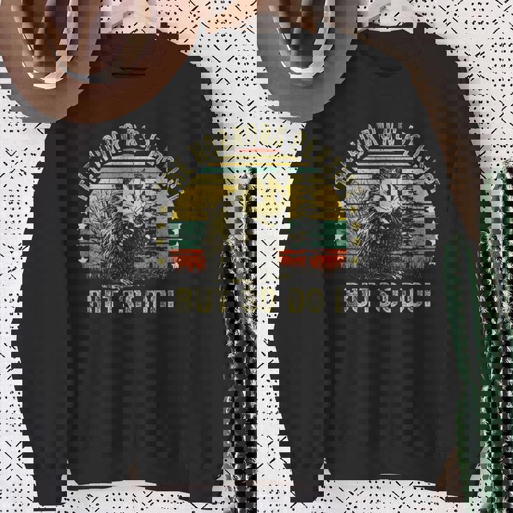 The Horrors Persist But So Do I Sweatshirt Gifts for Old Women