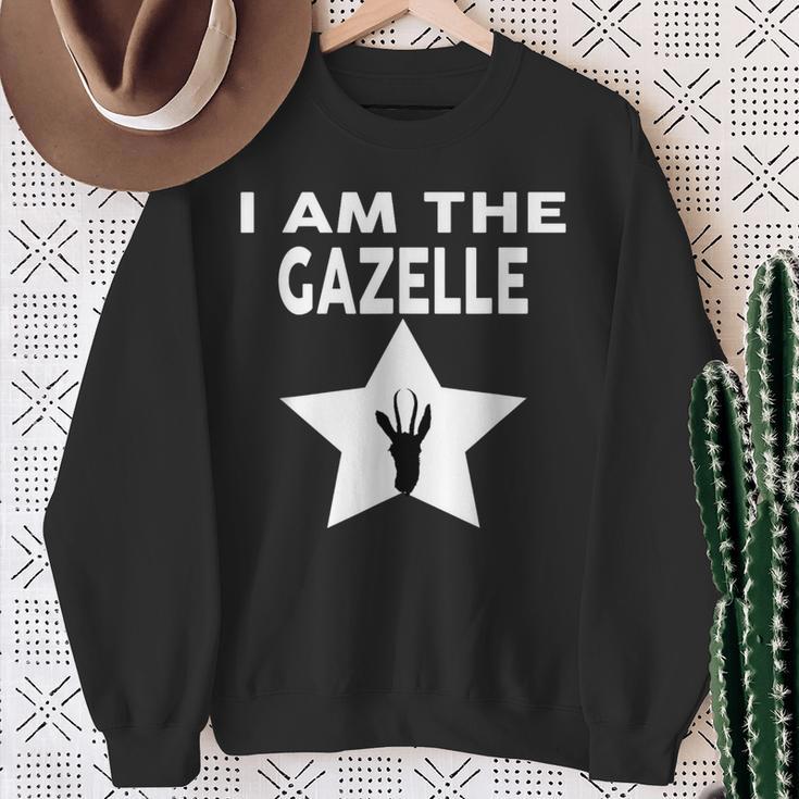 Ich Bin Die Gazelle Sweatshirt Geschenke für alte Frauen