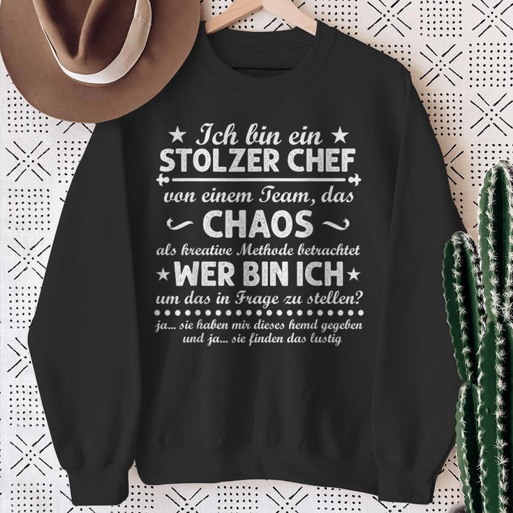 Ich Bin Ein Stolzer Chef Sweatshirt Geschenke für alte Frauen