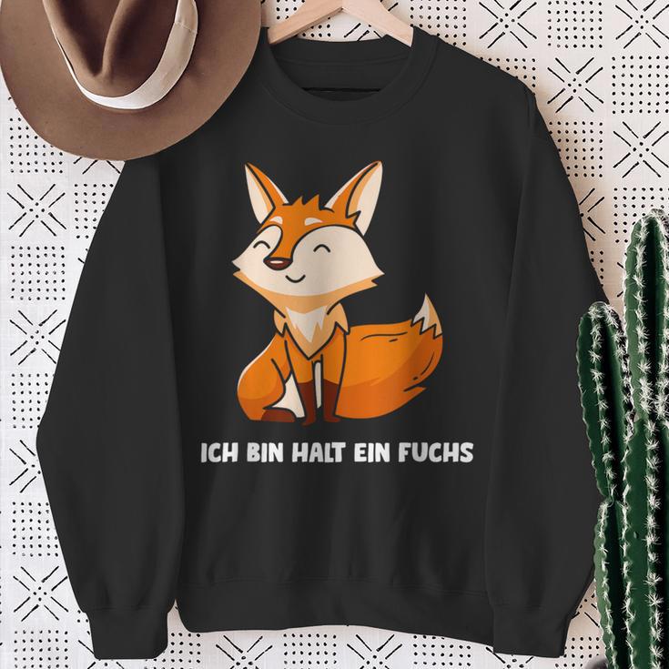 Ich Bin Halt Ein Fuchs Slogan Schlauer Fox Sweatshirt Geschenke für alte Frauen