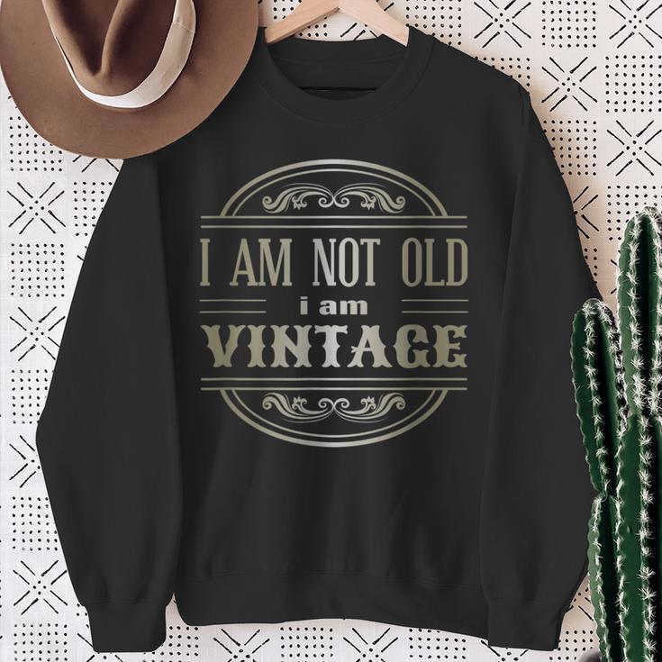 Ich Bin Nicht Alt Ich Binintage Sweatshirt Geschenke für alte Frauen