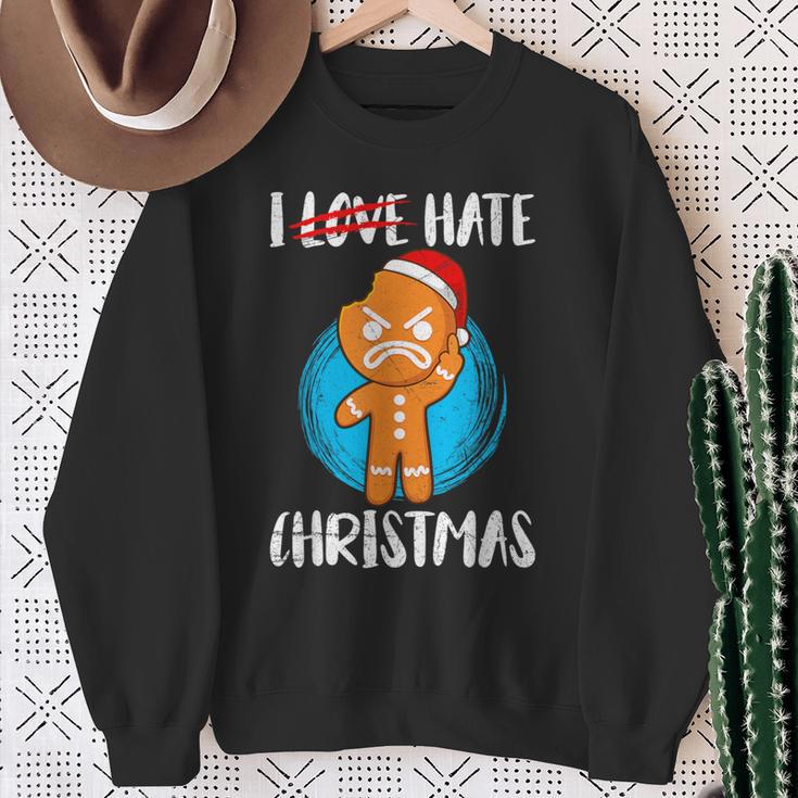 Ich Hasse Christmas Cookie Fun Christmas Sweatshirt Geschenke für alte Frauen