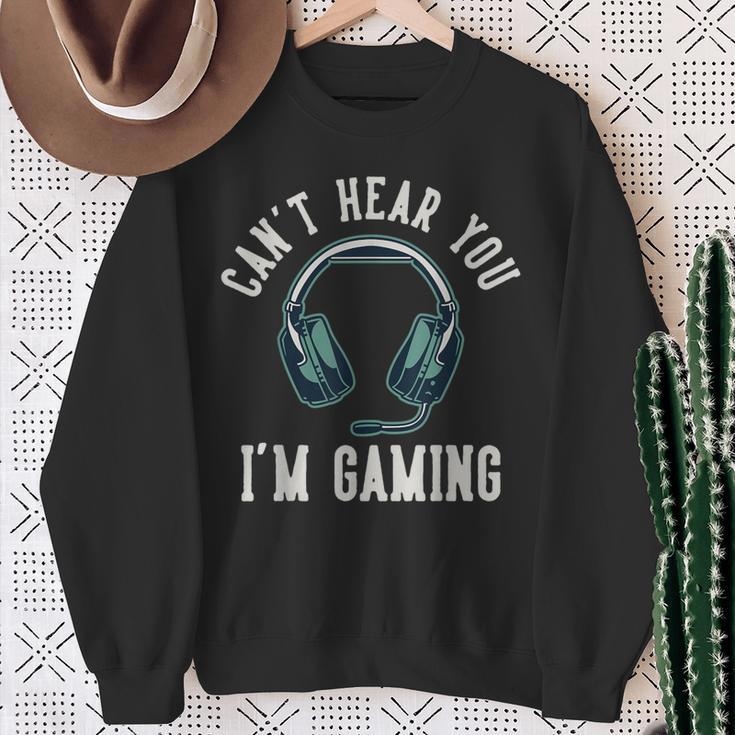 Ich Hörre Dich Nicht Ich Spiel Sweatshirt Geschenke für alte Frauen