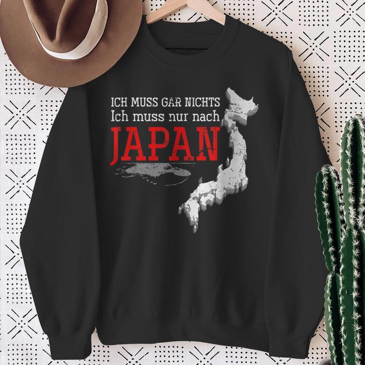 Ich Muss Nur Nach Japan Sweatshirt Geschenke für alte Frauen