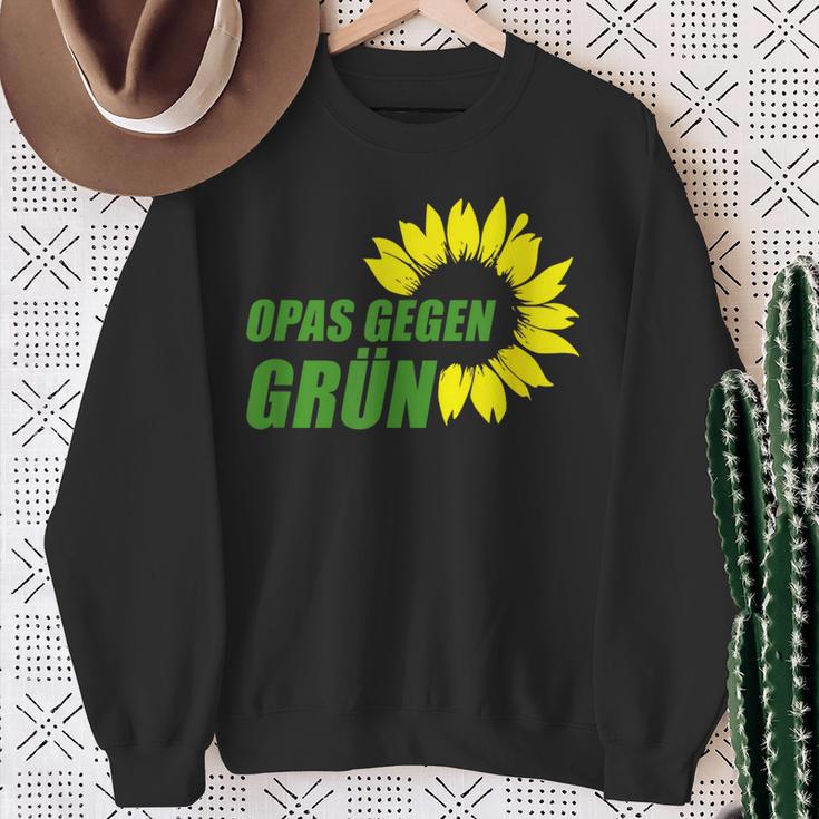 Ich Opas Gegen Grünen Sweatshirt Geschenke für alte Frauen