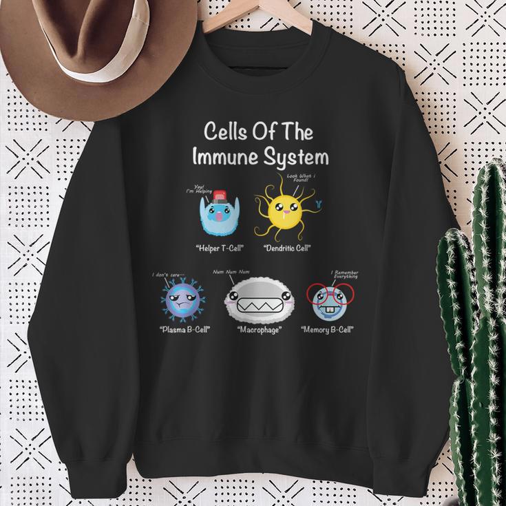 Immune System Cell Biology Cell Science Humour Sweatshirt Geschenke für alte Frauen