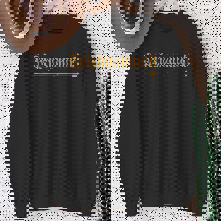 India Apellido Krishnamurti Familia Hindi Indio Apellido Camisa de entrenamiento Regalos para ancianas