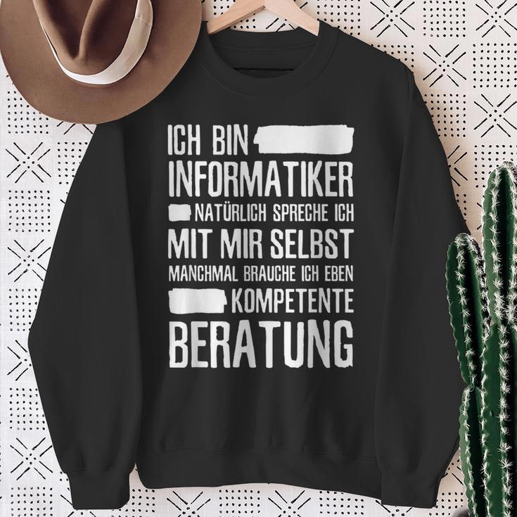 Informatiker Kompetente Beratung Programmer Sweatshirt Geschenke für alte Frauen