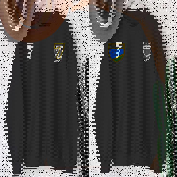 Isole Salomone Numero 7 Bandiera Calcio Sette Felpa Regalos para ancianas