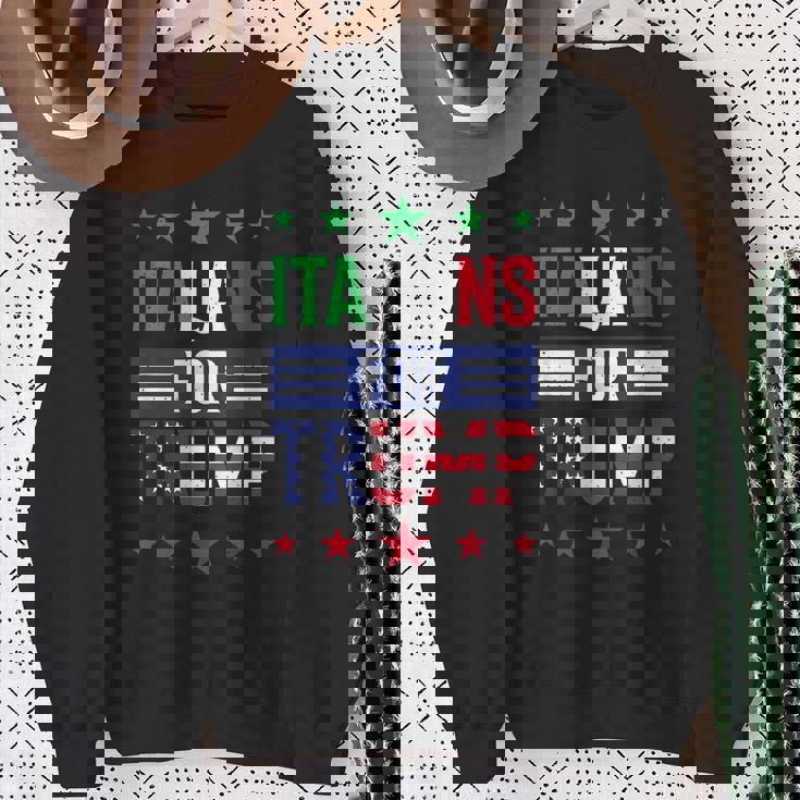 Italiani Per Trump Pro Trump Italiano Supporter Felpa Regalos para ancianas
