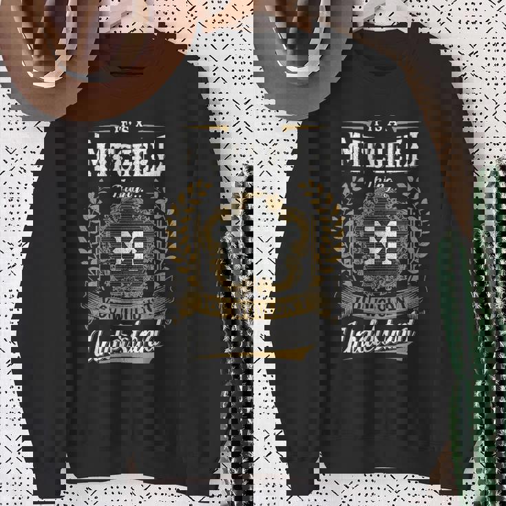 It's A Mitchell Thing You Wouldn't Understand Personalized Last Name Mitchell Family Crest Coat Of Arm Sweatshirt Gifts for Old Women