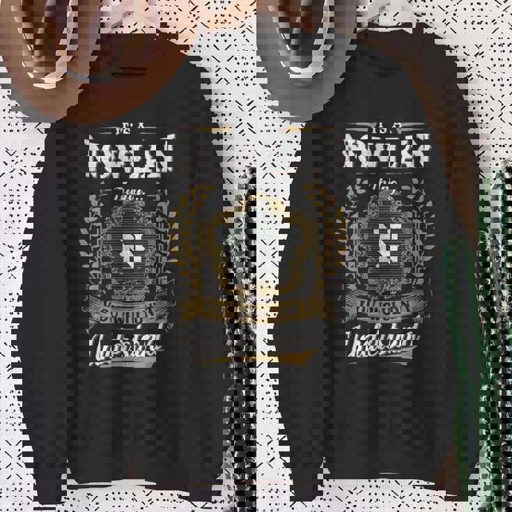 It's A Nowlan Thing You Wouldn't Understand Personalized Last Name Nowlan Family Crest Coat Of Arm Sweatshirt Gifts for Old Women